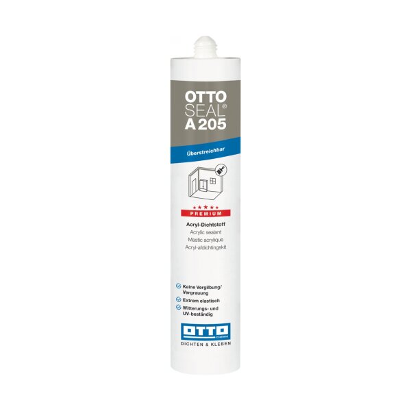 Premium-Acryl  Ottoseal-A-205   310ml    C01 Weiß