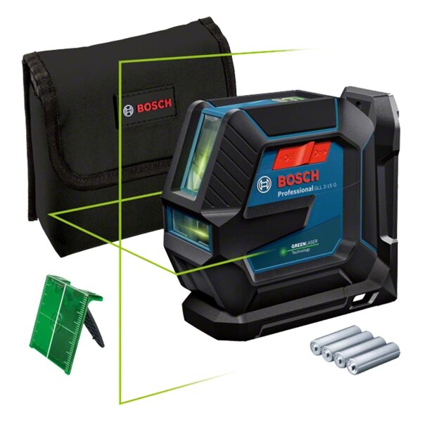 Bosch Linienlaser GLL 2-15 G  plus Stativ 3601K63W