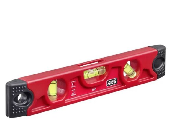 TOP Handliche Torpedo-Wasserwaage mit Horizontal-,