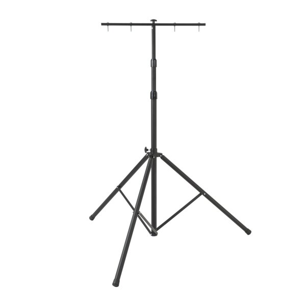 Bau Teleskop-Stativ ST301 schwarz mit Querträger