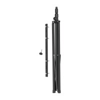 Bau Teleskop-Stativ ST301 schwarz mit Querträger
