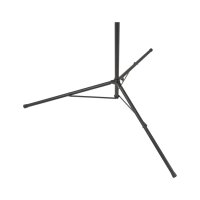 Bau Teleskop-Stativ ST301 schwarz mit Querträger