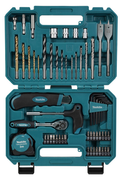 Makita E-15095 Werkzeug-Set 60-teilig, mit Ratsche