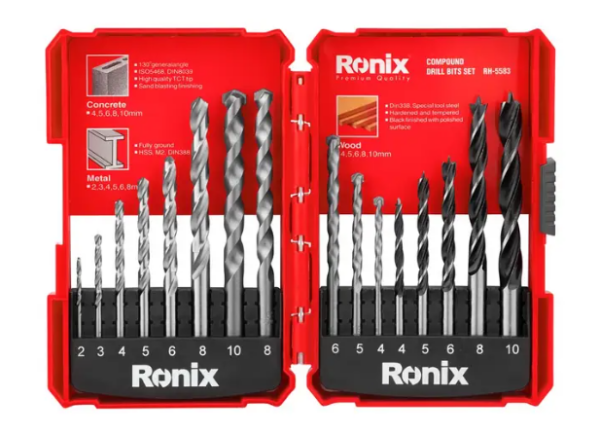 RONIX HSS Bohrer Set 16 tlg. RH-5583